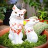 Resin Animal Sculpture Cute Garden Miniatures Figurine Micro Landscape Little Statue  Lawn