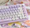 MOA yüksekliği dondurma ayısı tuş başlığı mavi sevimli çizgi film süblimasyon tuş başlığı 75 98 mekanik klavye tuş başlıklarının tam seti