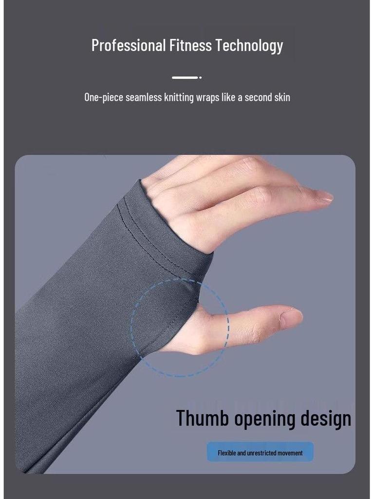 Traje Profesional de Running para Maratón para Hombre - Secado Rápido, Manga Larga, Pantalones Elásticos para Deportes de Otoño/Invierno.