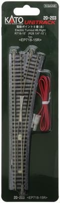 KATO N-Spur elektrische Weichen Nr.. 6 rechte 20-203 Modelleisenbahnzubehör
