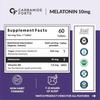 Carbamide Forte Melatonin 10 Mg Sleeping Pills with Tagar 250 Mg | Sleep Supplement for Men & Women - 60 Veg Tablets.