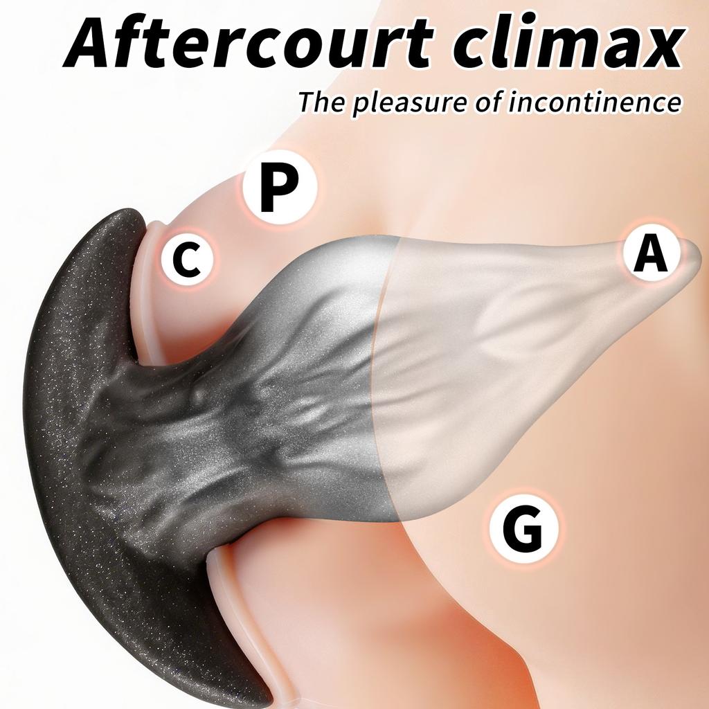 New Unique-Shaped Anal Plug – Large-Head Anal Dilator & Masturbator – Silicone Adult Sex Toy