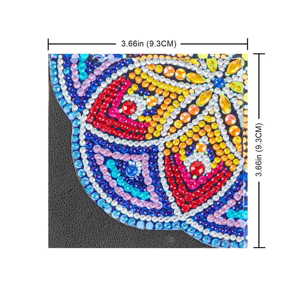 DIY Diamantmalerei Tasche Ecklesezeichen Malbuch Ecken Schutzhülle Schulbedarf Strass Handgefertigte Kunst Dekoration