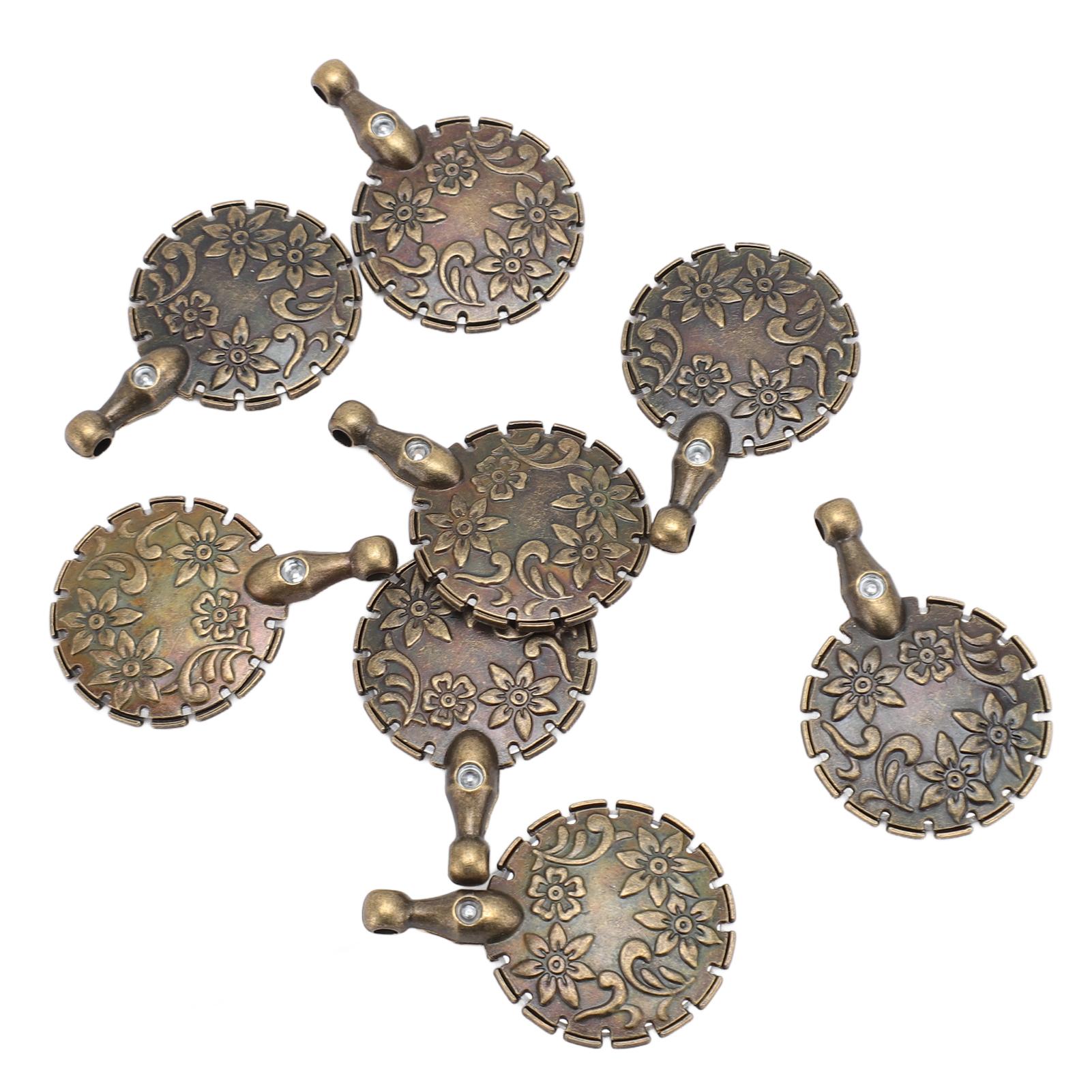 

8 шт. Подвески-резаки для пряжи, металлические, круглой формы, инструмент для обрезки нити/пряжи для DIY шитья, рукоделия, подвеска