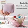Portable Medical Storage Bag - Large Capacity, Handheld, Ideal for Pills, Capsules, and Granules