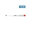 Feutres pour tableau blanc - Milan - Boite de 12 - Rouge - Lavable à sec - Pointe ronde ø3,7mm