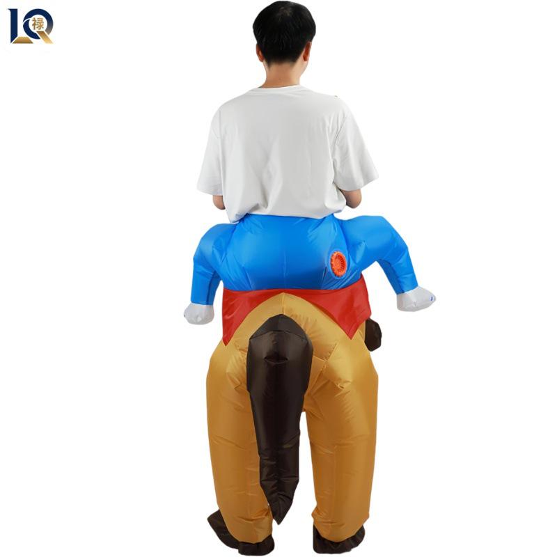 Şişme Caz Atı Kostümü - Cadılar Bayramı veya Noel Partileri İçin Mükemmel