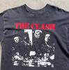 Men's Cotton T-Shirt, Quick Dry Breathable, Summer Casual Wear The Clash Band Music Lover Cotton All Size Unisex Black Tee Shirt