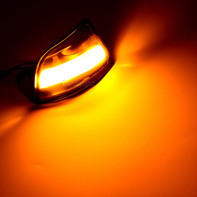 2pcs LED Side Wing Rearview Mirror Indicator Blinker Repeater Dynamic Turn Signal Light For Ford Focus 2 MK2 2004-2008 C-MAX