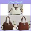 Classic Retro Pu Tote Bag For Women With Large Capacity And Multiple Pockets