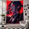 Wall TapestryBlack Butler Male Art Hanging Cloth Decorative Background Cover for Room Decoration