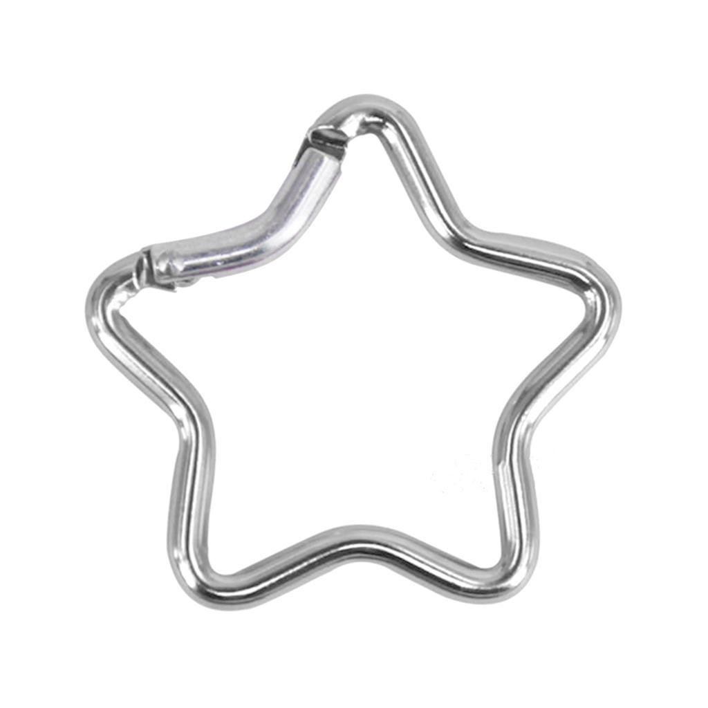 Heavy Duty Locking Hook for Camping Fishing Hiking Traveling Aluminum Alloy Carabiner Clip Star Shape Climbing Buckle