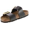 Birkenstock Sydney Luxe Buckle Commuting Slip-On EVA Anti-Friction Slide Sandals Women Sandals Black 1029457