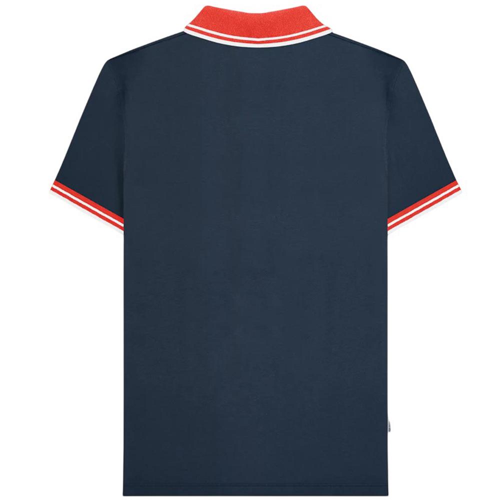 Lambretta Mens Contrast Tipped Polo Shirt