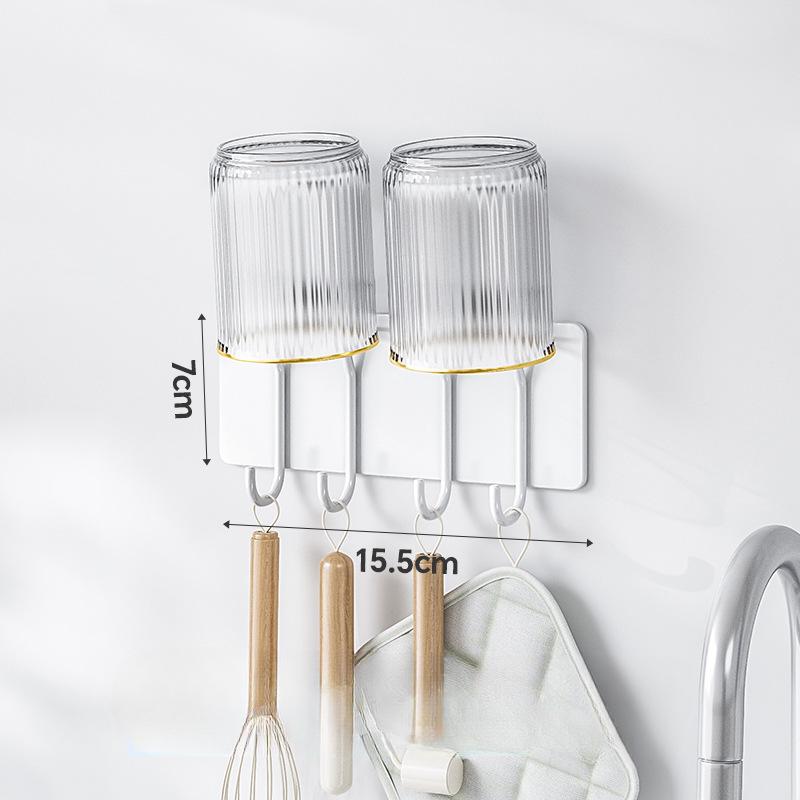 Магнитный кухонный металлический держатель для стаканов для боковой полки холодильника подвесной крючок для кухонных принадлежностей организующий стеллаж для хранения всякой всячины Adhesive 3176₽