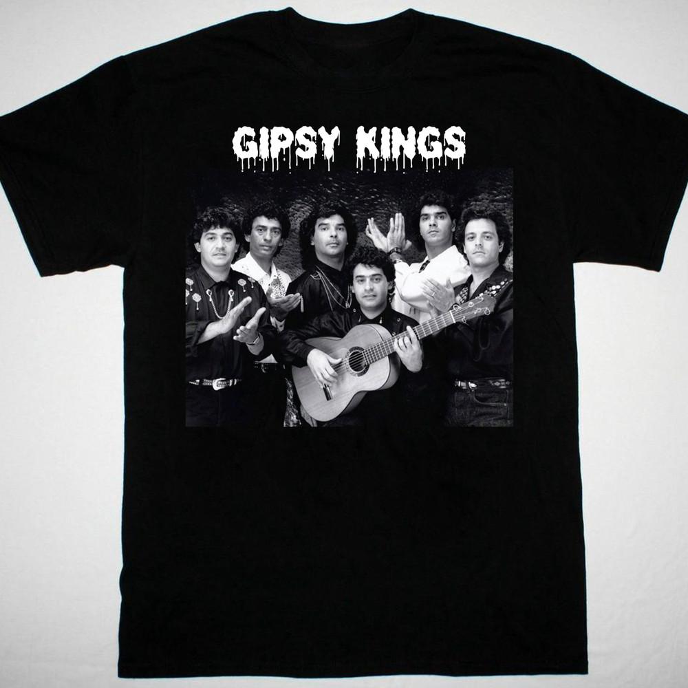 

NEW Gipsy Kings band T-shirt black Short sleeve All Sizes S to 5Xl Unisex T-Shirt S