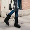 Women's Waterproof Mid-Calf Winter Boots - Non-Slip Thick Sole with Warm Velvet Lining, Plus Size Available