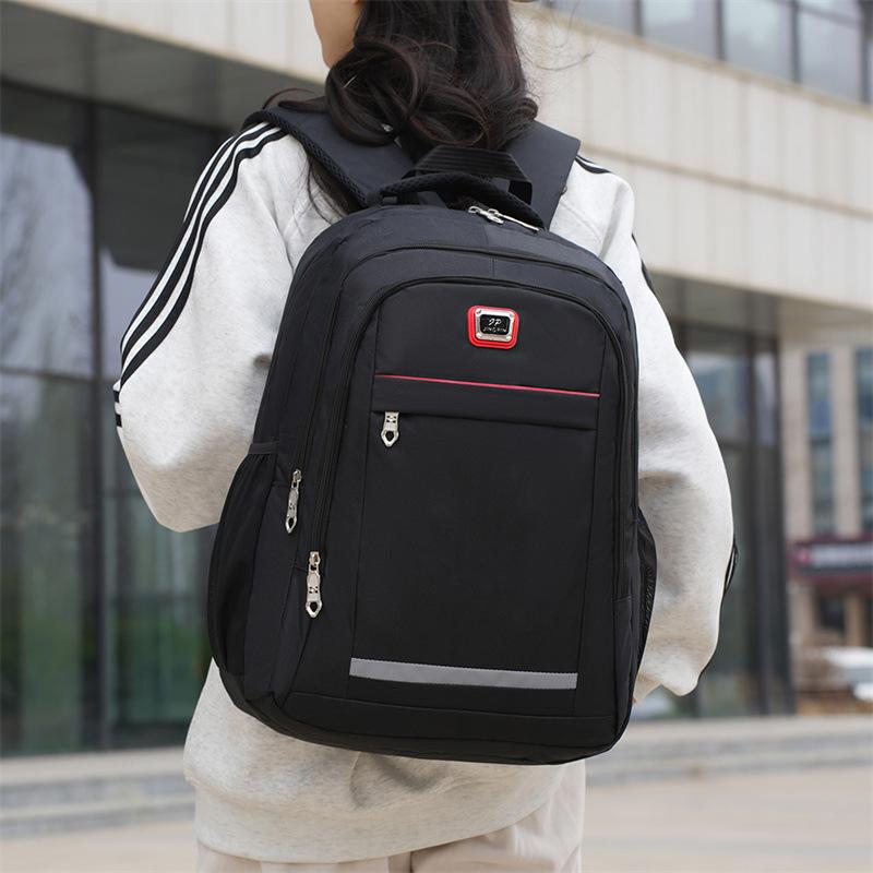 Men'S High School Junior High School College Student Schoolbag Burden Reduction Travel Backpack Men'S Large Capacity Business