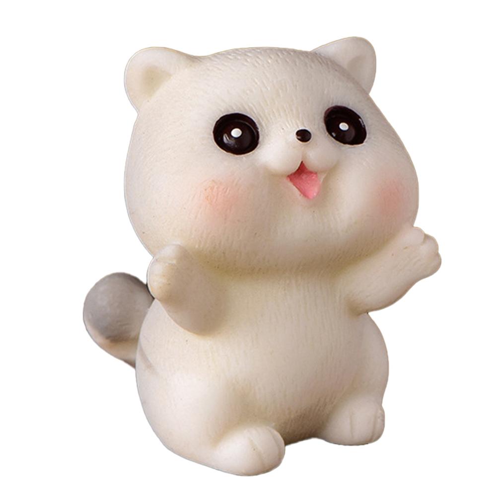 For Desk For Workspace Desk Ornaments Cartoon Cat Figurines Attention To Detail Charming Desk Accessories Cute Design