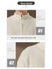 Autumn Half-Zip Collar Knit Sweater Pullover
