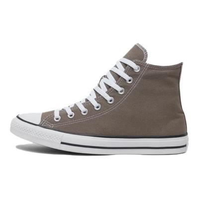 Chuck Taylor All Star Bequem Vielseitig Low-Top Rutschfest Langlebig High-Top Skate Schuhe Unisex Sneaker Grau A08581C