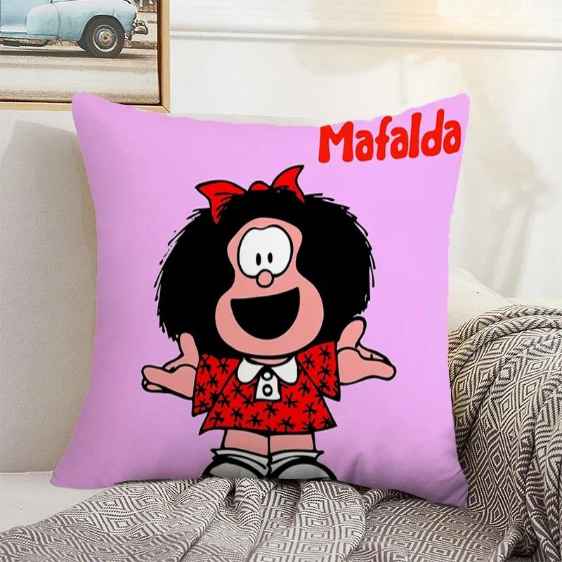 Sofa Cushions Mafaldas Sleeping Pillows Throw Pillow Covers Decorative Cushion Cover 45x45cm Pillowcase Fall Decor 45x45 Body