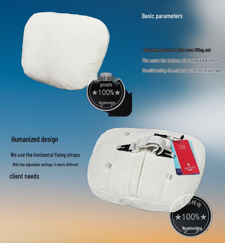 Tesla & Mercedes-Benz S-Class Compatible Neck & Lumbar Support Pillows: Maybach, Suede, and DuPont Cotton Options
