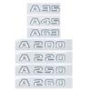 2017 Glossy Black Letters A180 A200 A250 A260 A180d A220d 4Matic ABS Emblem for A Class W176 W177 Car Trunk Logo Sticker