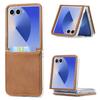 Card Slot Holder Luxury Leather Bag Case for Samsung Galaxy Z Flip7 5G Flip5 Flip 7 6 Flip6 Flip4 Flip 5 4 3 2 Flip3 Flip2