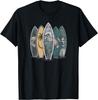 Surfen Tropische Surfboards Vintage Surfer T-Shirt