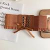 Women's Fashion Lace-up Elastic Waist Belt - Versatile & Slimming 