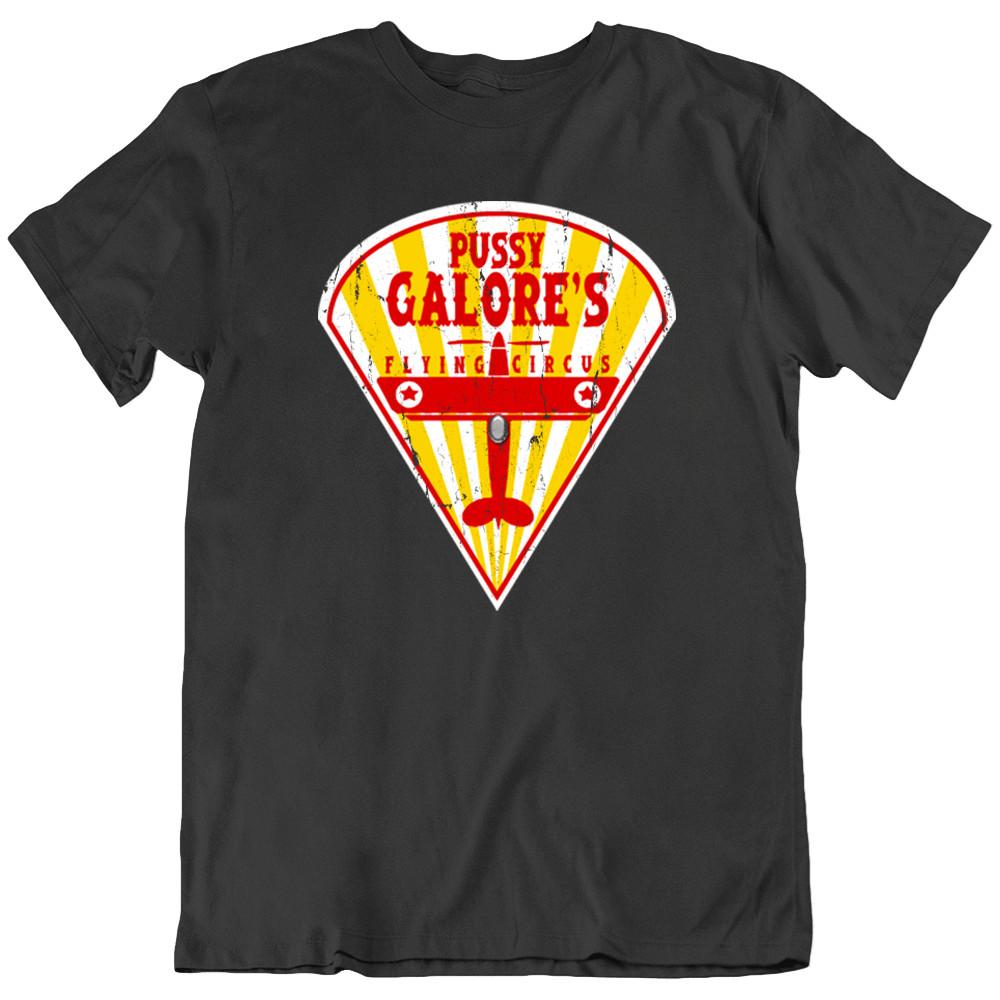 Pussy Galore Flying Circus Goldfinger Bond Spy Movie Retro T Shirt Tee Gift New L