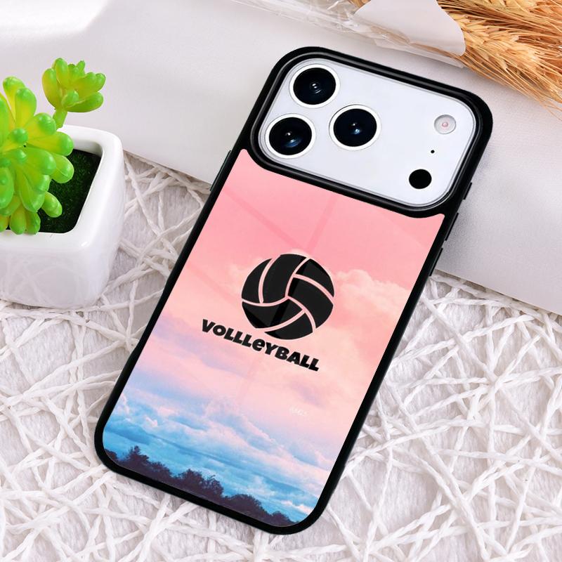 Volleyball Sport Shockproof Phone Case for iPhone 17 Air 16e 15 11 12 14 13 Pro Max Cover Coque