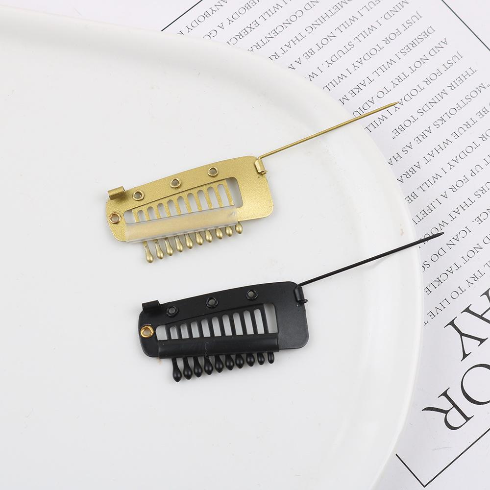 Stainless Steel Elastic Hair Comb Beret with Safety Pin Hairpin Clip Accessory.