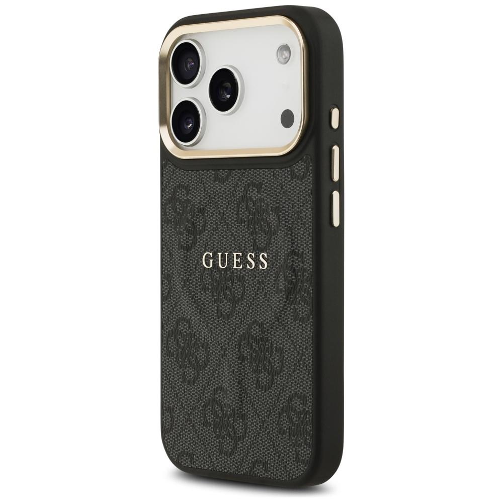 Guess 4G PU Classic Logo MagSafe Case for iPhone 17 Pro Black