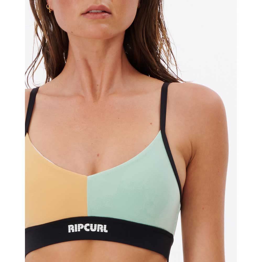 Rip Curl VaporCool Bra Top and Mirage Run Swim Surf Sea Mint XS Women's (Moisture-Wicking, Quick-Drying, Antibacterial, Odor-Resistant) [GTEOB9 /