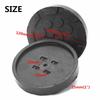 4Pcs/Set Heavy Duty Black Round Soft Rubber Arm Pads for Car Auto Lift Dia 120mm