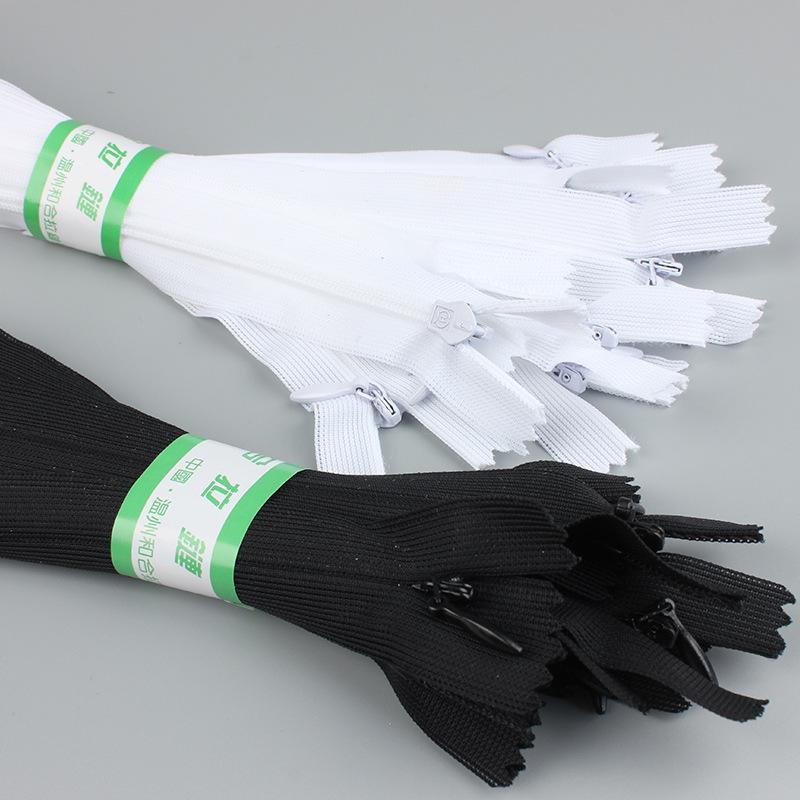 Hehe Marke Seide Unsichtbarer Nylon-Reißverschluss, Atmungsaktiv, Nein. 3, in 25cm, 40cm und 60cm Größen