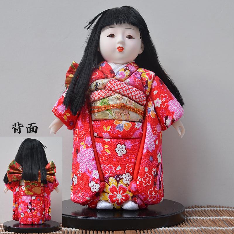 Retro Japanese geisha Doll Action figures Kimono Statue Figurines Ornaments for Home Room Hotel Desk Cabinets Decor Crafts Gift