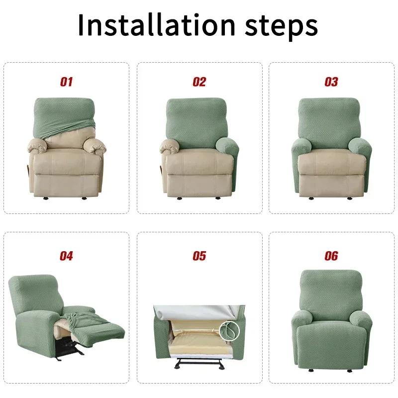 Recliner Slipcover Stretch Reclining Chair Cover Furniture Protector for Recliner Fitted Sofa Couch Cover Lazy Boy Chair Cover