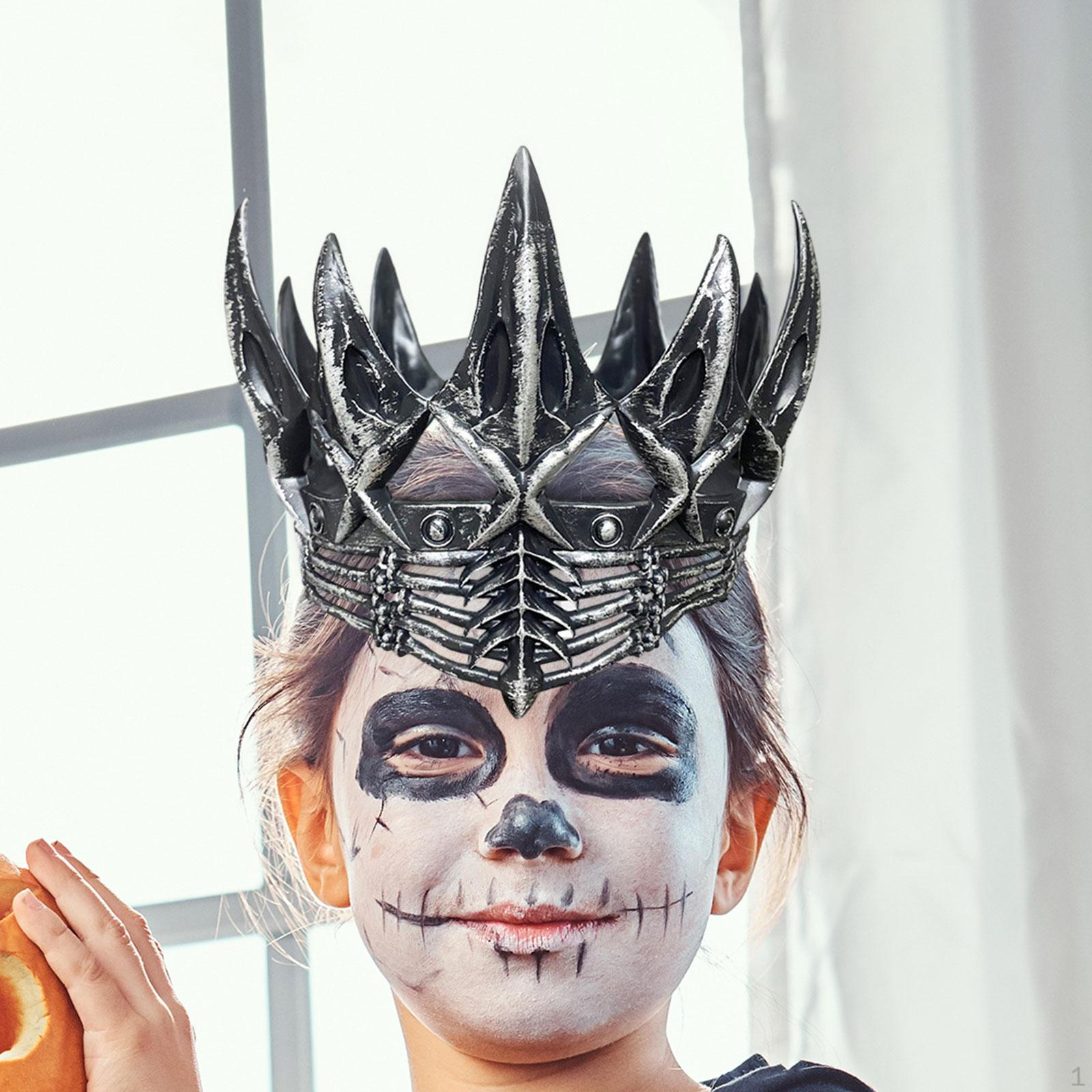 

Crown Gothic Tiara Women s Tiara, Wedding Bridal Queen Birthday Party Costume срібний