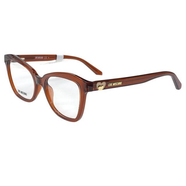Used Love Moschino MOL616 35J 140 5419 Glasses Eyewear Round Frame Pink Clear Logo Love Moschino