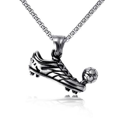 Fußballfan Mode Sneaker Anhänger Halskette - Legierung Schmuck