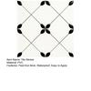 2 Pcs Peel And Stick Wall Tile Self-Adhesive Wall Tiles Waterproof PVC Decorative Tile Stickers for Kitchen Backsplash Bathroom