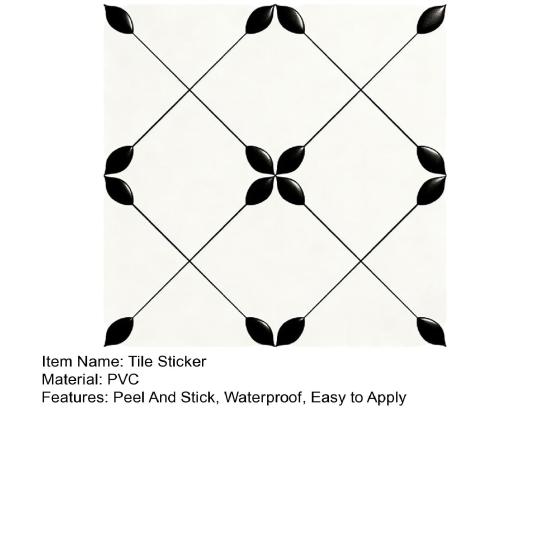 2 Pcs Peel And Stick Wall Tile Self-Adhesive Wall Tiles Waterproof PVC Decorative Tile Stickers for Kitchen Backsplash Bathroom