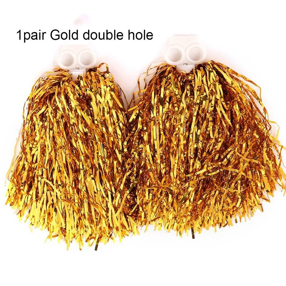 Concert Fancy Double hole handle Dance Party Decorator Club Sport Supplies Cheerleading Cheering Ball Cheerleader pompoms