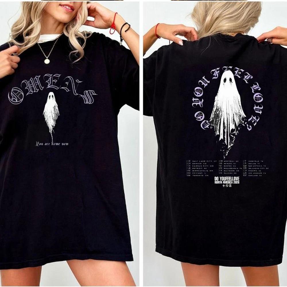 Vintage Bad Omens Ghost Tee, Bad Omens Tour 2026 T-shirt, for Rock Fans S