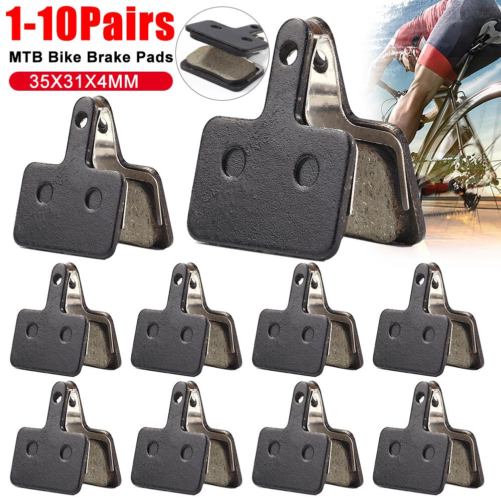 1-10Pairs Brake Pads Resin MTB Road Bike Hydraulic Disc Pads For SHIMANO M375 M445 Wear-resistant Durable Bicycle Disc Brake Pad