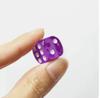 10Pcs 10Colors Acrylic Transparent 16Mm Clear Color Six Sided Spot D6 Playing Games Dice Set For Bar Pub Club Party Board Game