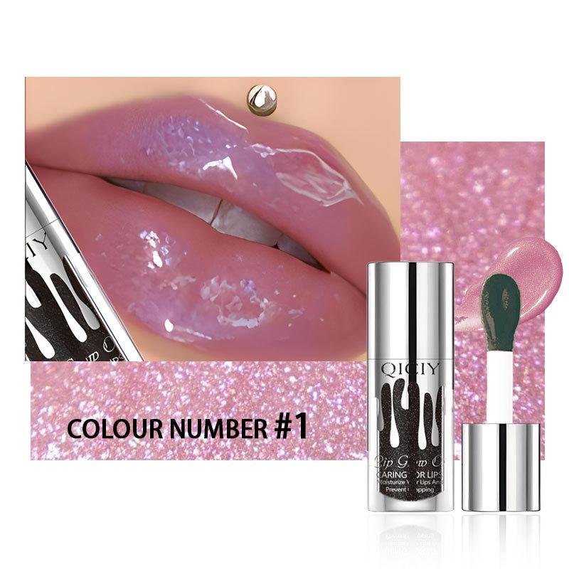 Перламутровый меняющий цвет блеск для губ, Натуральный сияющий эффект, Долговечный, Увлажняющий, Увеличивающий объем губ, Зеркальный блеск для губ 01